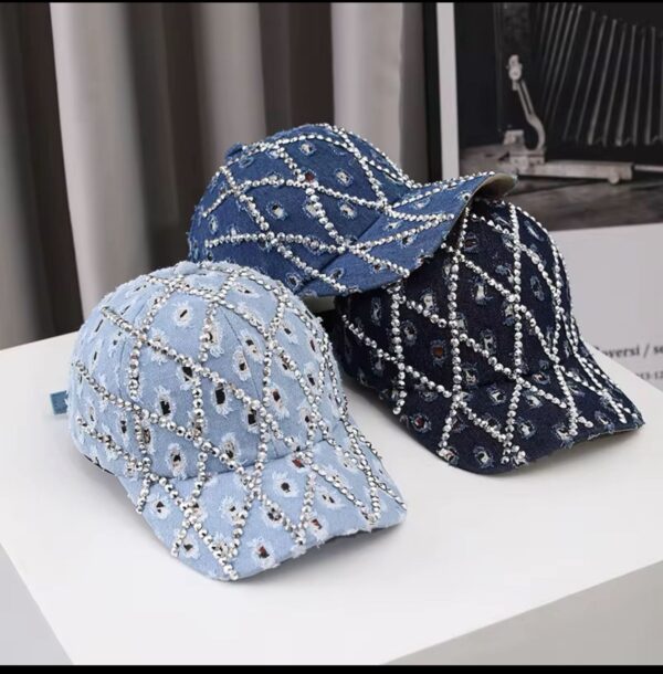 casquette Perle et Strass